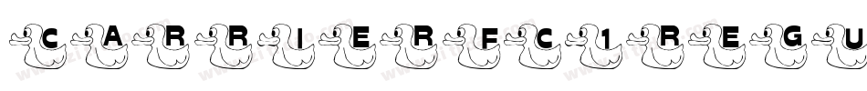 Carrierfc1RegularItalic-nG5O字体转换