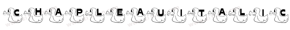 ChapleauItalic-GM5O字体转换