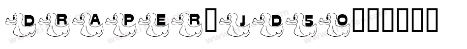 Draper-JD5o字体转换