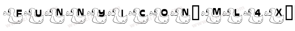 FunnyIcon-ML4x字体转换