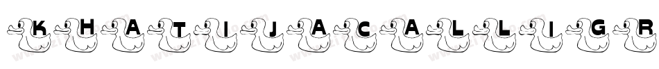 KhatijaCalligraphy-0Z5o字体转换 KhatijaCalligraphy-0Z5o字体转换