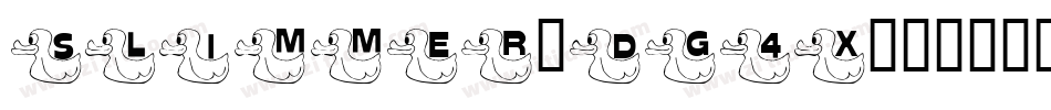 Slimmer-dg4X字体转换