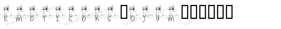 Emoticons-DJ9m字体转换