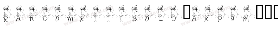 RandomXiiiBold-axp9m字体转换