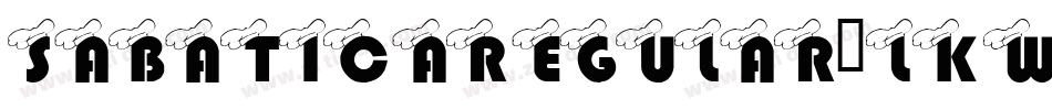 Sabaticaregular-LKwE字体转换