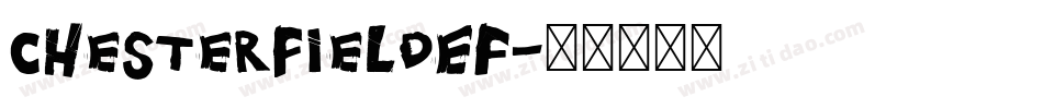 ChesterfieldEF字体转换
