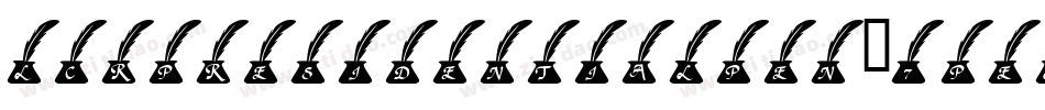 LcrPresidentialPen-7Pel字体转换