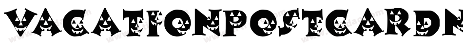 VacationPostcardNf-gDnP字体转换