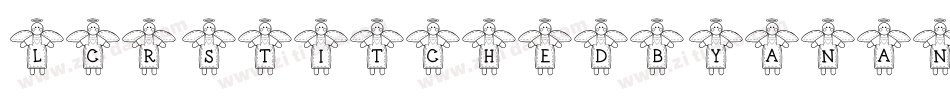 LcrStitchedByAnAngel-44o9字体转换