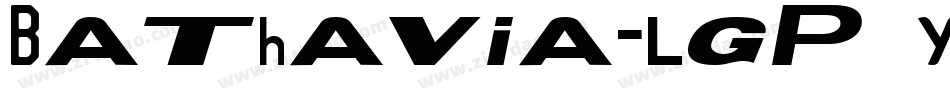 Bathavia-lgP5y字体转换