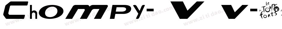 Chompy-1V9v字体转换
