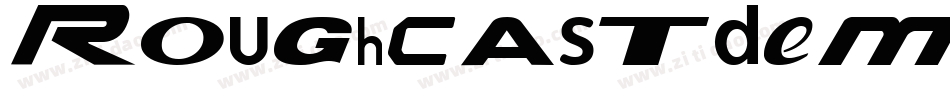 RoughcastDemoRegular-3zw5y字体转换