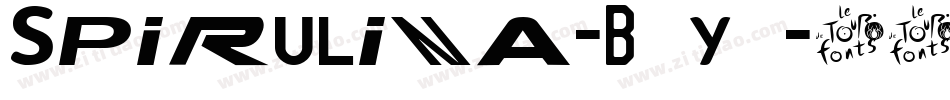 Spirulina-B5y3字体转换