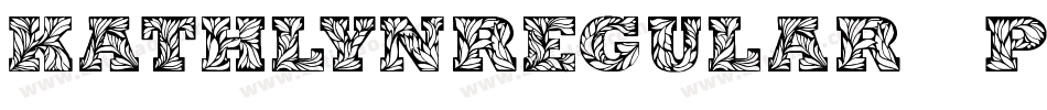 KathlynRegular-8PVz字体转换