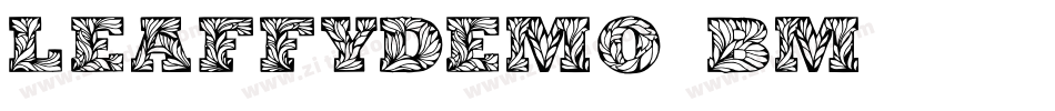LeaffyDemo-Bm03字体转换