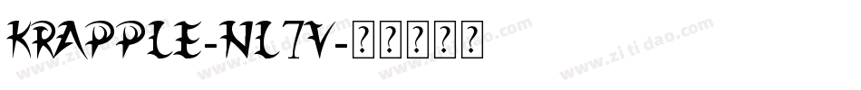 KrApple-nL7V字体转换