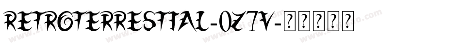RetroTerrestial-0z7v字体转换