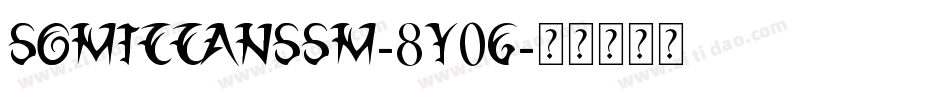 SomicCansSm-8Y0g字体转换