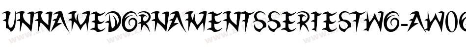 Unnamedornamentsseriestwo-aw0g字体转换