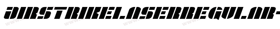 AirstrikeLaserRegular-R67W字体转换