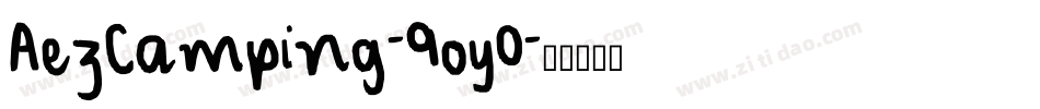 AezCamping-9oy0字体转换