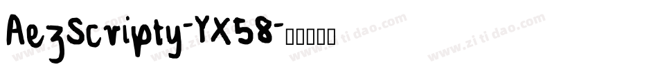 AezScripty-YX58字体转换