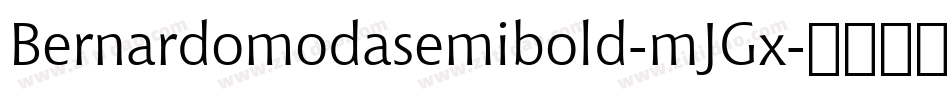 Bernardomodasemibold-mJGx字体转换
