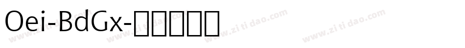 Oei-BdGx字体转换