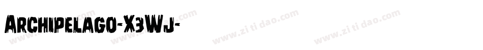 Archipelago-X3Wj字体转换