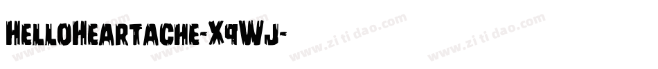 HelloHeartache-X9Wj字体转换