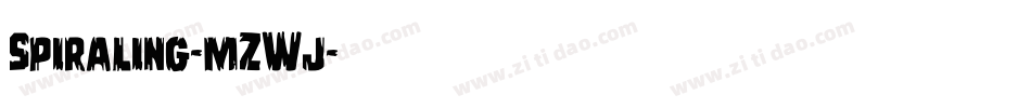 Spiraling-mZWj字体转换