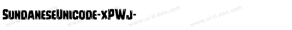 SundaneseUnicode-xPWj字体转换