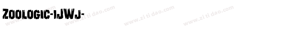 Zoologic-1JWj字体转换
