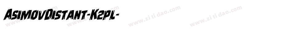 AsimovDistant-K2pl字体转换