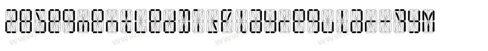 28SegmentLedDisplayregular-qyMV字体转换