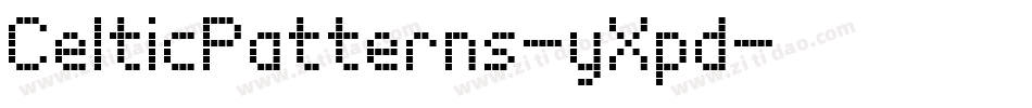 CelticPatterns-yXpd字体转换