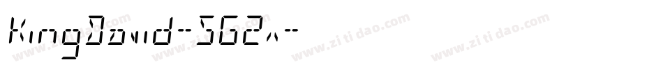 KingDavid-5G2x字体转换