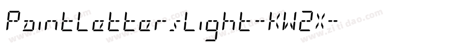 PaintLettersLight-KW2X字体转换