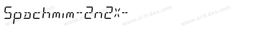 Spachmim-2n2X字体转换