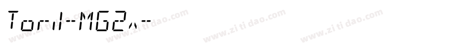 Toril-MG2x字体转换 Toril-MG2x字体转换