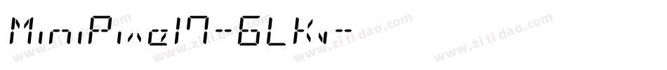 MiniPixel7-6LKv字体转换