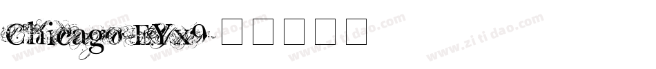 Chicago-EYx9字体转换