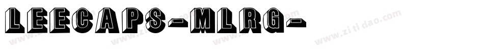 Leecaps-mLrG字体转换