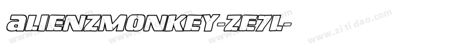 Alienzmonkey-ze7l字体转换