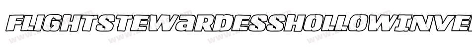 FlightStewardessHollowInvers-vL7L字体转换