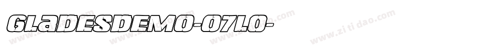 GladesDemo-o7L0字体转换