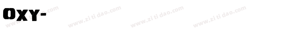 Oxy字体转换