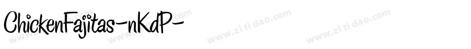 ChickenFajitas-nKdP字体转换