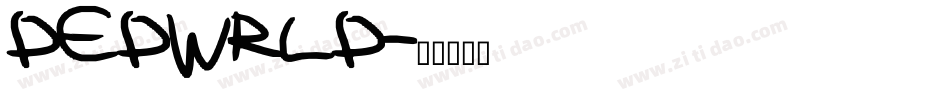 DEDWRLD字体转换