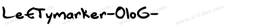 Leftymarker-0loG字体转换